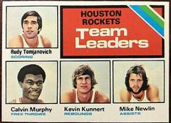 Houston Rockets Team Leaders #123 Basketball Cards 1975 Topps Prices