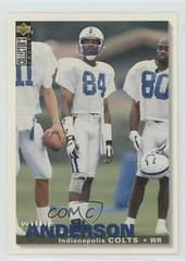 Willie Anderson #U162 Football Cards 1995 Collector's Choice Update Prices
