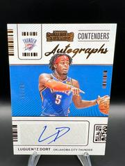 Luguentz Dort [Bronze] #CA-LGD Basketball Cards 2021 Panini Contenders Contenders Autographs Prices