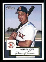 Darren Lewis #367 Baseball Cards 2001 Topps Heritage Prices
