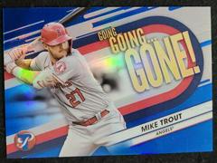 Mike Trout [Blue] #GGG-22 Baseball Cards 2023 Topps Pristine Going Gone Prices