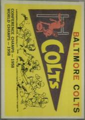 Baltimore Colts [Pennant Card] #68 Football Cards 1959 Topps Prices