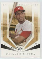 Orlando Cepeda #85 Baseball Cards 2004 SP Legendary Cuts Prices