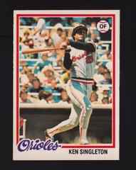 Ken Singleton Baseball Cards 1978 O Pee Chee Prices