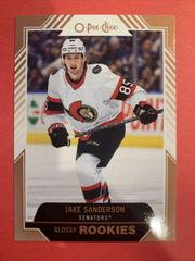 Jake Sanderson [Bronze] Hockey Cards 2022 Upper Deck O Pee Chee Glossy Prices