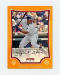 Miguel Cabrera [Orange Refractor] #18 Baseball Cards 2009 Bowman Chrome Prices
