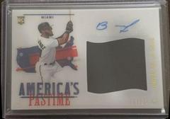 Bryan De La Cruz [Gold] Baseball Cards 2022 Panini Chronicles America's Pastime Autographs Prices
