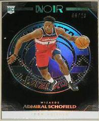 Admiral Schofield [Holo Silver] #175 Basketball Cards 2019 Panini Noir Prices