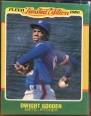 Dwight Gooden Baseball Cards 1986 Fleer Limited Edition Prices