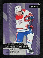 Cole Caufield Hockey Cards 2021 Upper Deck Synergy Cast for Greatness Prices