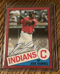 Jose Ramirez [Red] Baseball Cards 2020 Topps 1985 35th Anniversary Autographs Prices