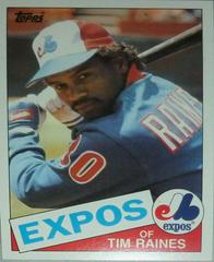 Tim Raines Baseball Cards 1985 Topps Super Prices