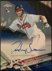 Dansby Swanson [Blue Refractor] #RA-DS Baseball Cards 2017 Topps Chrome Rookie Autographs Prices