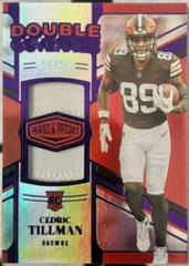 Cedric Tillman [Purple] #DC-27 Football Cards 2023 Panini Plates and Patches Double Coverage Prices