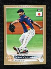 Justin Verlander [Gold] #212 Baseball Cards 2022 Topps Japan Edition Prices