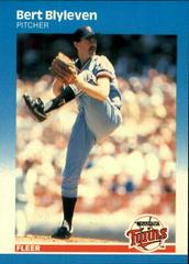 Bert Blyleven #536 Baseball Cards 1987 Fleer Prices