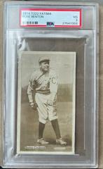 Rube Benton Baseball Cards 1914 T222 Fatima Prices
