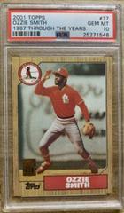 Ozzie Smith [1987] Baseball Cards 2001 Topps Through the Years Prices
