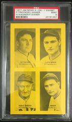 Honus Wagner, Lloyd Waner, Paul Waner, Pie Traynor Baseball Cards 1977 Jim Rowe 4 on 1 Exhibits Prices