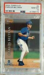 Carlos Beltran Baseball Cards 2000 Topps H.D Prices