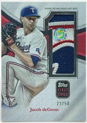 Jacob deGrom Baseball Cards 2023 Topps Update First Stitch Patch Prices