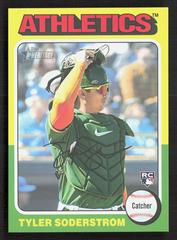 Tyler Soderstrom #OB-40 Baseball Cards 2024 Topps Heritage Oversized 1975 Box Loader Prices