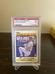 Roger Clemens Baseball Cards 1990 Fleer Canadian Prices