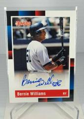 Bernie Williams #R88S-BW Baseball Cards 2022 Panini Donruss Retro 1988 Signatures Prices