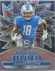 Jameson Williams [Psychedelic] #AUR-JWI Football Cards 2022 Panini Spectra Rookie Aura Prices