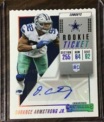Dorance Armstrong Jr. [Stub] #315 Football Cards 2018 Panini Contenders Rookie Ticket Prices