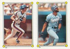 Wally Backman, Willie Wilson [Hardback Test] Baseball Cards 1987 Topps Stickers Prices