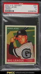 Derek Jeter [Jersey] #34 Baseball Cards 2007 Upper Deck Goudey Prices