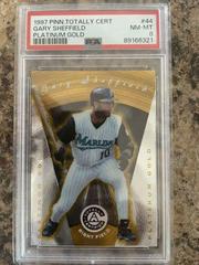 Gary Sheffield [Platinum Gold] #44 Baseball Cards 1997 Pinnacle Totally Certified Prices