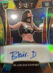 Blair Davenport [Tie Dye Prizm] Wrestling Cards 2022 Panini Select WWE Signature Selections Prices