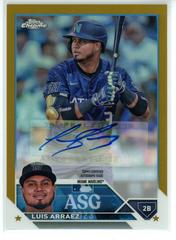 Luis Arraez [Gold] #ASGA-LA Baseball Cards 2023 Topps Chrome Update All Star Game Autographs Prices
