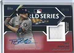 Trey Mancini [Red] #WCA-TM Baseball Cards 2023 Topps World Series Champion Autograph Prices