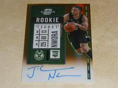 Jordan Nwora [Autograph Orange] Basketball Cards 2020 Panini Contenders Optic Prices