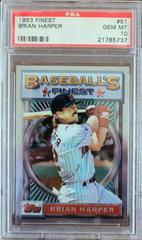 Brian Harper #51 Baseball Cards 1993 Finest Prices