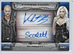 Karrion Kross, Scarlett [Blue] Wrestling Cards 2021 Topps WWE Undisputed Dual Autographs Prices