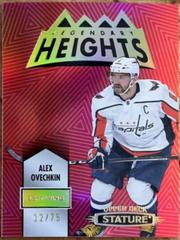 Alex Ovechkin [Red] #LH-9 Hockey Cards 2021 Upper Deck Stature Legendary Heights Prices