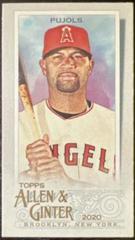 Albert Pujols [Mini No Number] Baseball Cards 2020 Topps Allen & Ginter Prices
