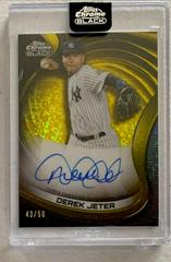 Derek Jeter [Gold] #CBA-DJ Baseball Cards 2022 Topps Chrome Black Autographs Prices