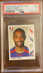 Thierry Henry Soccer Cards 2006 Panini World Cup Germany Sticker Prices