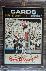 Bob Gibson [Red Ink] #BG Baseball Cards 2020 Topps Heritage Real One Autographs Prices