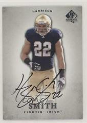 Harrison Smith [Autograph] Football Cards 2012 SP Authentic Prices