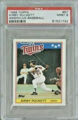 Kirby Puckett Baseball Cards 1988 Topps American Prices