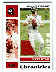 Matt Ryan [Jersey] #4 Football Cards 2020 Panini Chronicles Prices