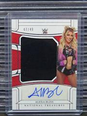 Alexa Bliss Wrestling Cards 2022 Panini Chronicles WWE National Treasures Memorabilia Autographs Prices