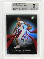 Sebastian Telfair Refractor #181 Basketball Cards 2004 Topps Pristine Prices