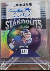Jason Sehorn #SS-11 Football Cards 2023 Panini Absolute Signature Standouts Prices